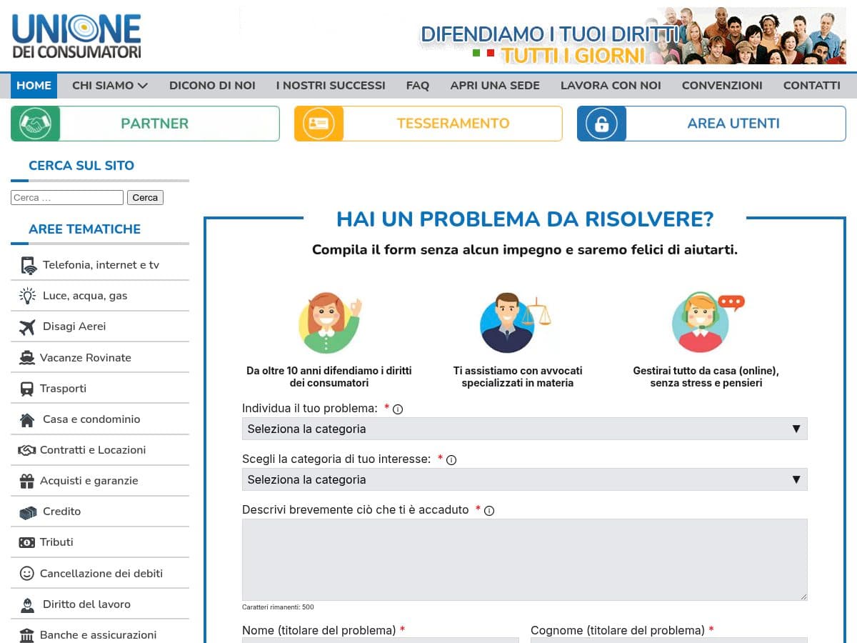 Unione dei Consumatori logo